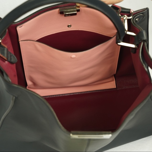 ‼️SOLD OUT ‼️AUTHENTIC! FENDI Peekaboo Shoulder Bag Leather - Picture 7 of 11